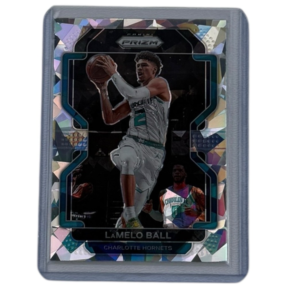 LaMelo Ball 2021-22‎ Panini Prizm Cracked Ice Parallel #185